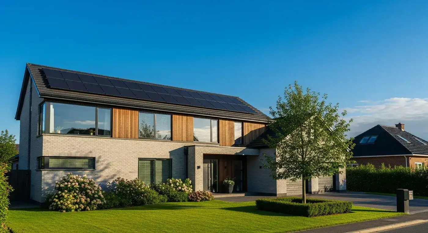 Solar panels installed on a residential home in Southeastern Pennsylvania by Pennstar Solar
